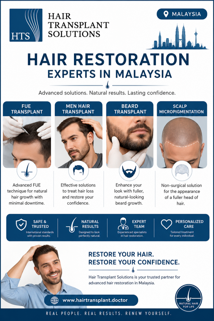 Restore Your Hair with Advanced FUE Transplant Solutions in Malaysia