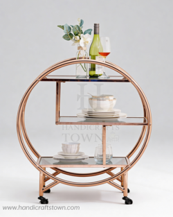 Buy a Serving Trolley on Wheels for Home and Kitchen Online