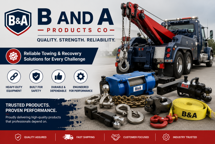 Looking for dependable towing and recovery equipment? B And A Products Co