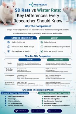SD Rats vs Wistar Rats: Key Differences Every Researcher Should Know