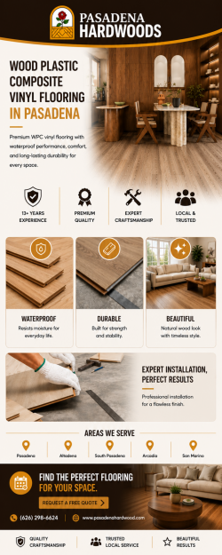 Wood Plastic Composite Flooring Pasadena | Waterproof WPC Flooring