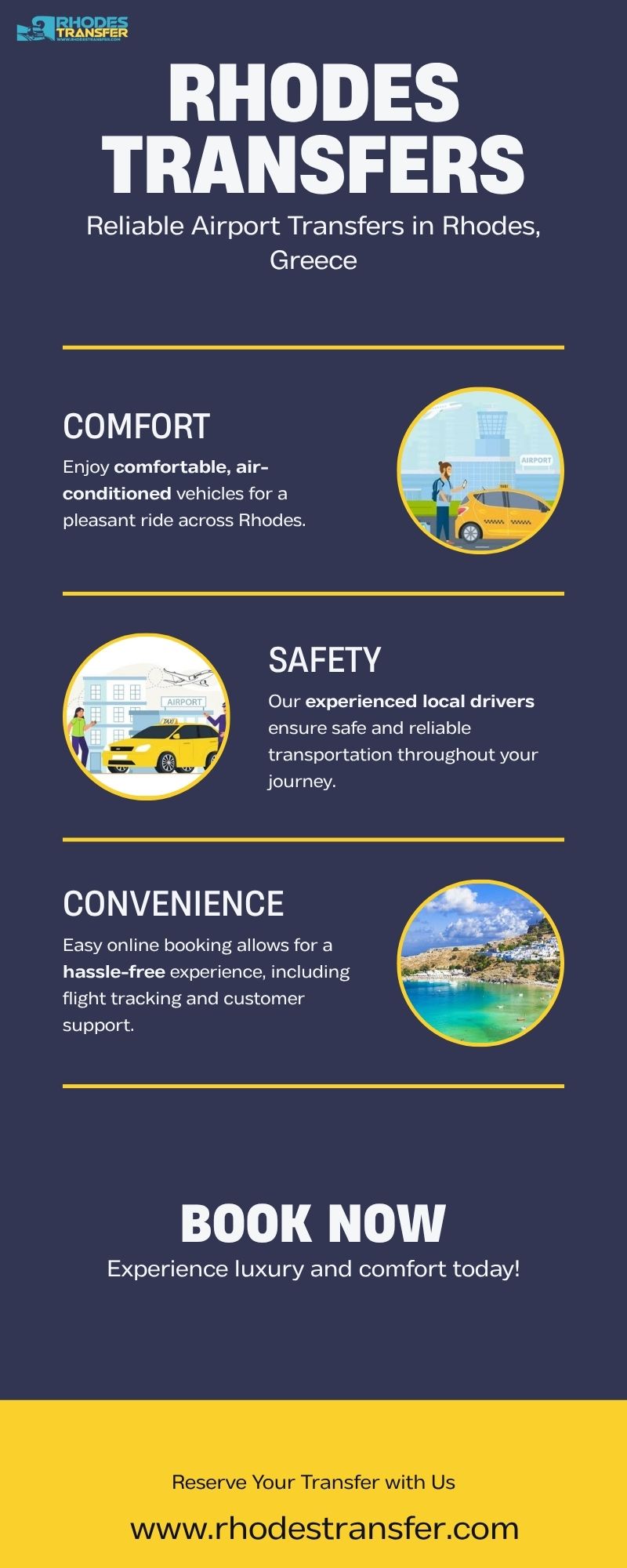 Transfers from Rhodes Airport | Reliable Private Transfers