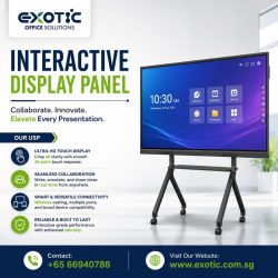 Interactive Display Panel Singapore | Smart Collaboration Solutions