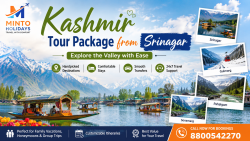 Kashmir Tour Package from Srinagar: Explore the Valley with Ease