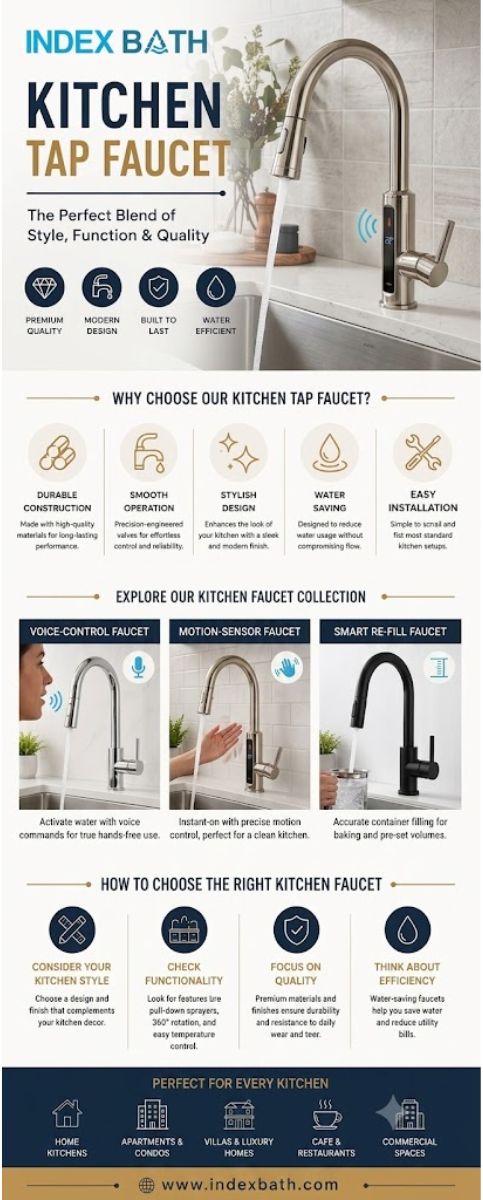 Upgrade Your Kitchen with Smart, Premium Tap Faucets!