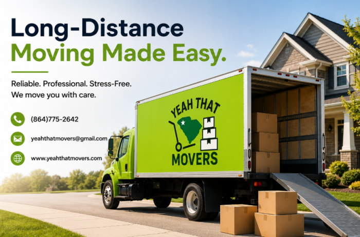Reliable Long-Distance Moving Services by Yeah That Movers