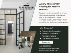 Transform Spaces with Microcement Flooring UK | BT Microcement
