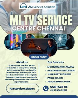 Mi TV Service Centre Chennai | AM Service Solution