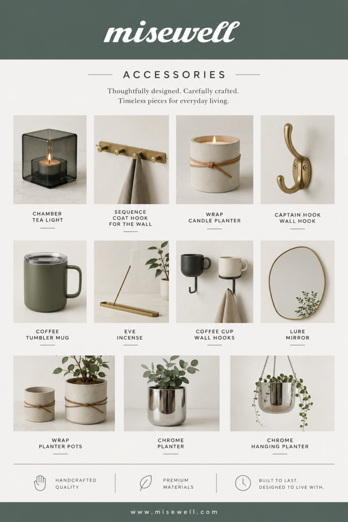 Modern Minimalist Home Accessories for Stylish Living | Misewell
