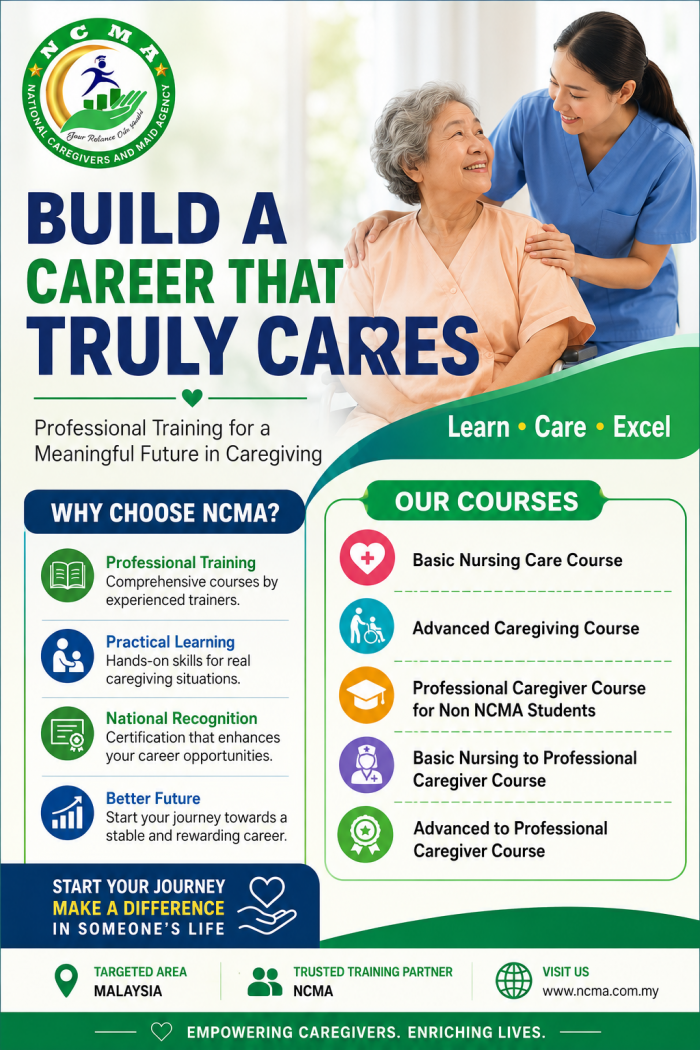 Professional Caregiver Training Courses in Malaysia | NCMA