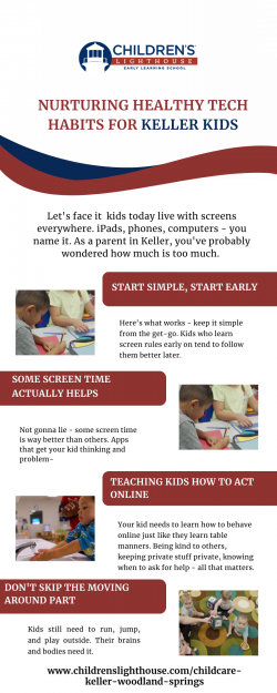 Nurturing Healthy Tech Habits for Keller Kids