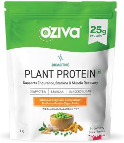 OZiva Organic 25g Plant Protein for Everyday Fitness & Daily Protein Requirements