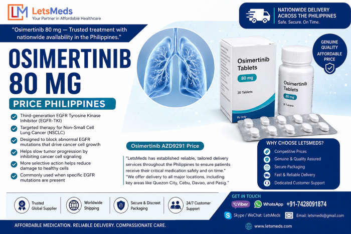 Osimertinib 80 mg Price in the Philippines – Everything You Need to Know Before Buying