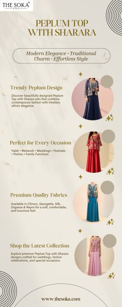 Peplum Top with Sharara