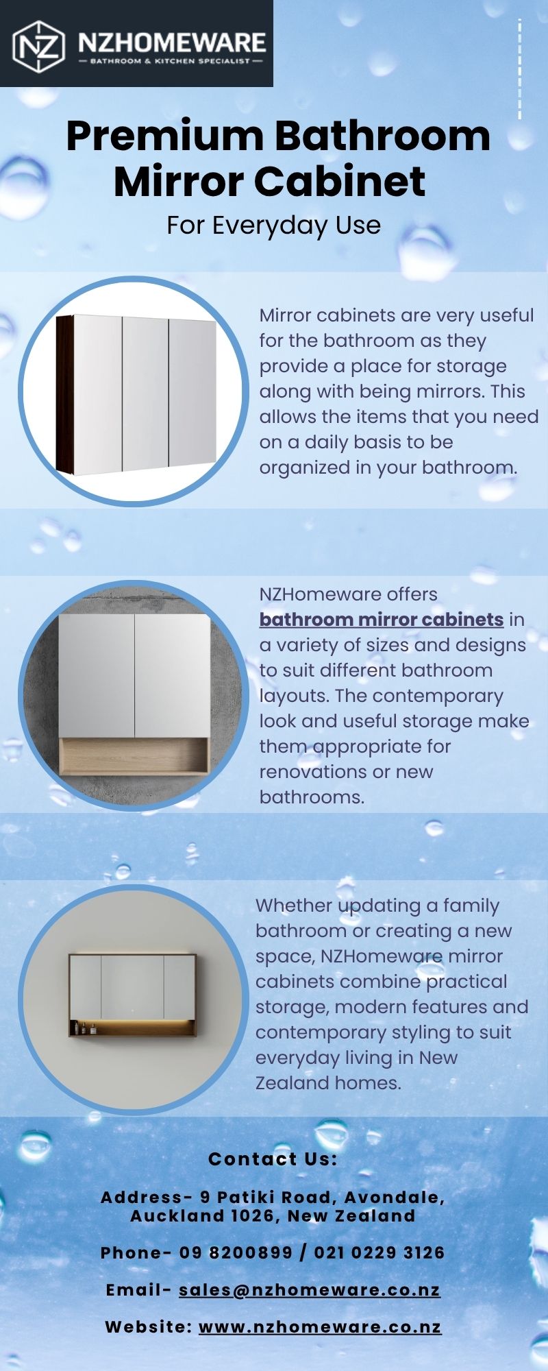 Premium Bathroom Mirror Cabinet for Everyday Use