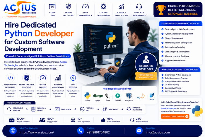 Hire Expert Python Developers for Scalable Applications