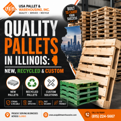 Quality Pallets in Illinois: New, Recycled & Custom