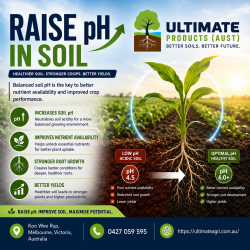 Raise pH in soil