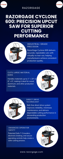 RazorGage Cyclone 600: Precision Upcut Saw for Superior Cutting Performance
