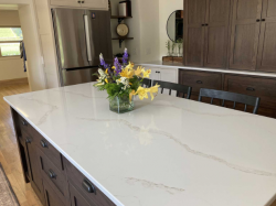 A Closer Look at the 972 Cemento Matte Matt Quartz Worktop Style