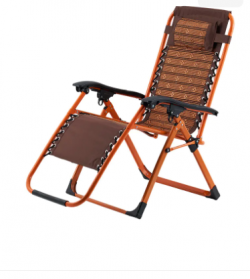 Weatherproof Foldable Sun Lounger with Drink Holder