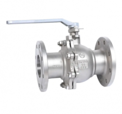 DN100 PN16 CF8 Two Pieces Floating Ball Valve