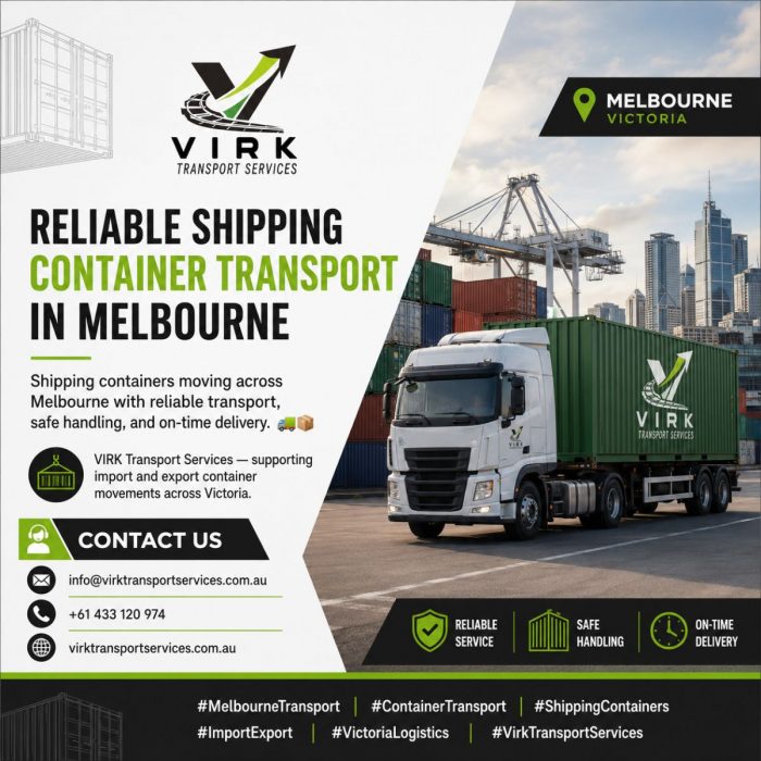 Need reliable shipping container transport in Melbourne?