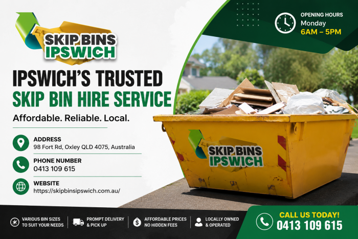 Skip Bin Hire Bundamba | Affordable Skip Bins Ipswich Services