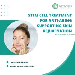 Stem Cell Treatment for Anti-Aging Supporting Skin Rejuvenation