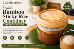 Stylish Bamboo Sticky Rice Container for Modern Kitchens – CCcollections