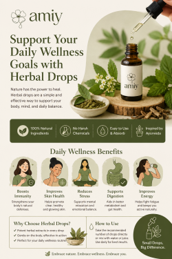 Support Your Daily Wellness Goals with Herbal Drops