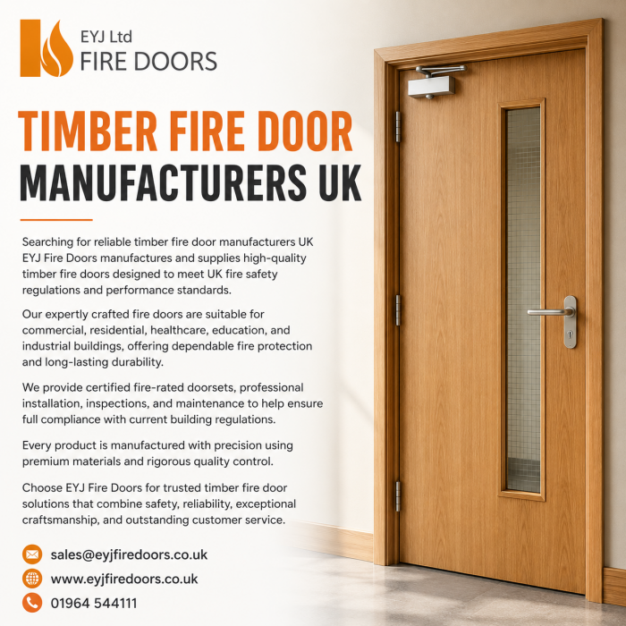 Timber fire door manufacturers UK