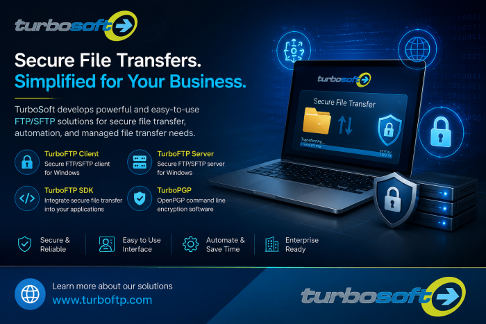 TurboSoft Managed File Transfer for Secure Business Files