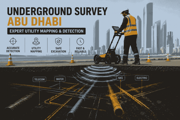 Underground Survey Abu Dhabi | Expert Utility Mapping & Detection