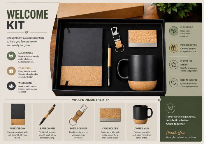 Customized Welcome Kit for Employees for a Memorable Onboarding Journey