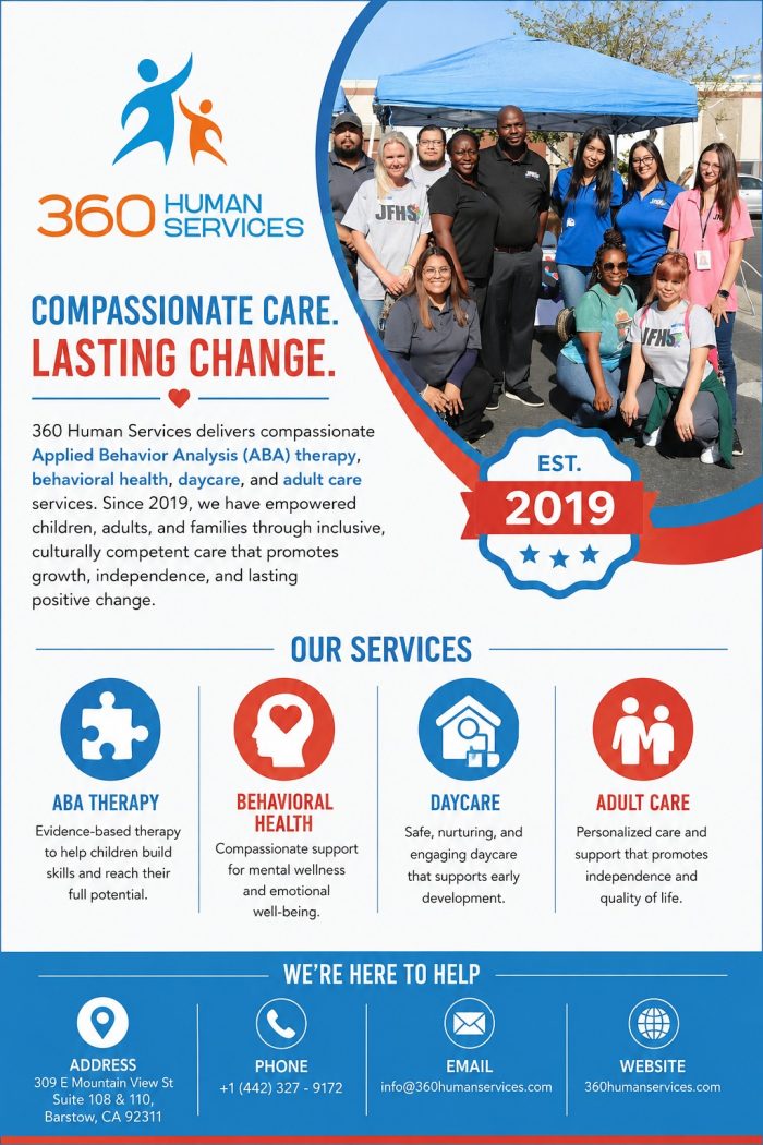 360 Human Services Barstow | ABA & Behavioral Health Care