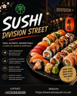 Best Sushi on Division Street – Fresh, Flavourful & Unmissable