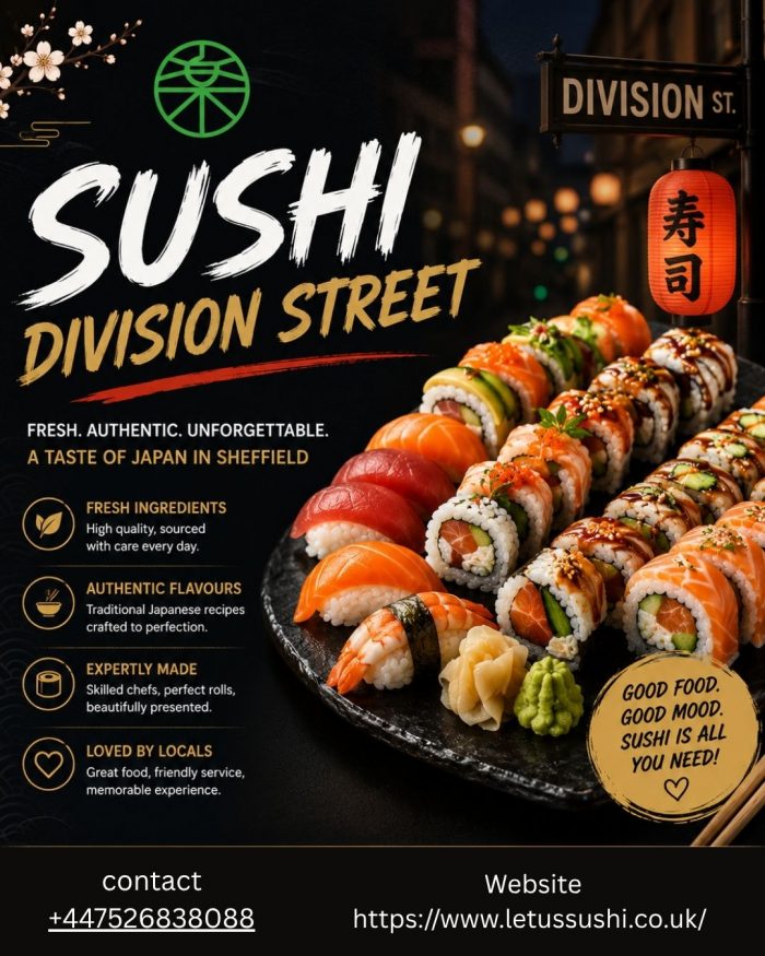 Best Sushi on Division Street – Fresh, Flavourful & Unmissable