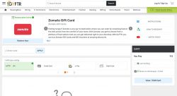 Buy Zomato Gift Card Online for Food & Dining