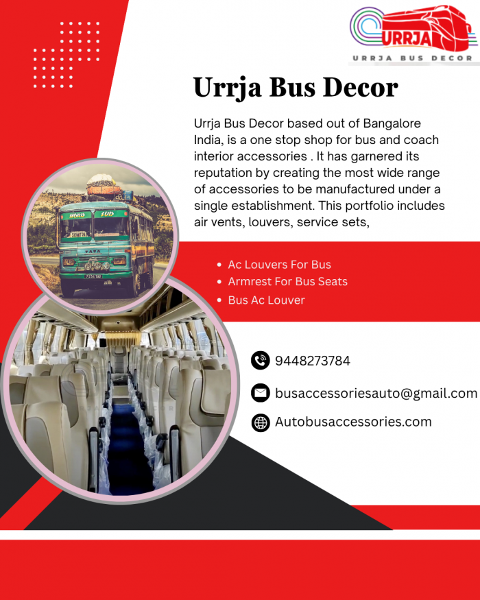Premium AC Louvers for Bus with Durable Design | Urrja Bus Decor