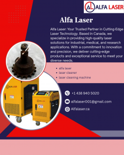 Alfa Laser Canada for Advanced Laser Cleaning Solutions | Alfa Laser