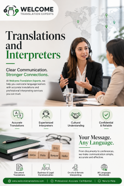 Fast and Accurate Translations and Interpreters Services.