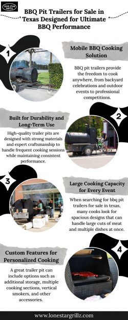 BBQ Pit Trailers for Sale in Texas Built for Serious BBQ Lovers