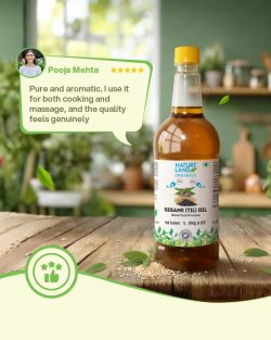 Organic Wood Cold Pressed Sesame Oil