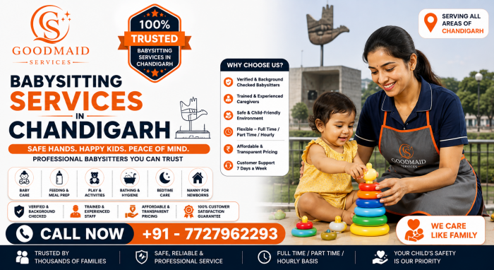 Best Babysitting Services in Chandigarh for Safe Child Care