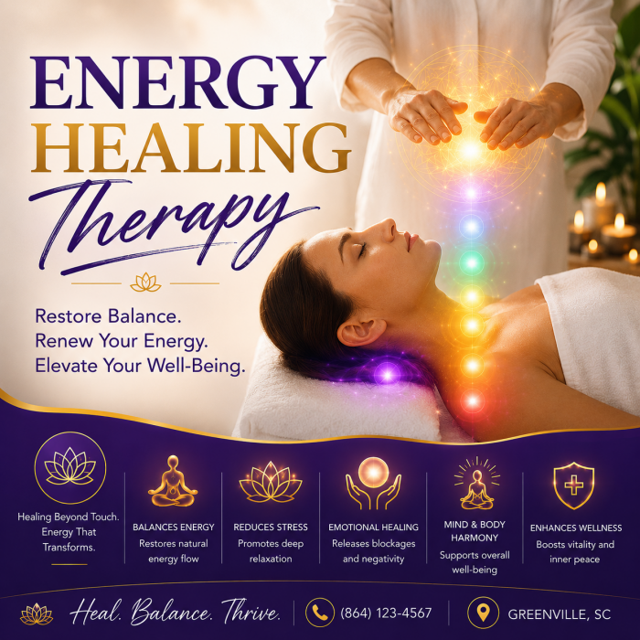 Energy Healing Therapy for Mind & Body Wellness