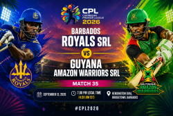 Barbados Royals SRL vs Guyana SRL