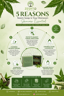 5 Reasons Neem Soap Can Be a Monsoon Skincare Essential