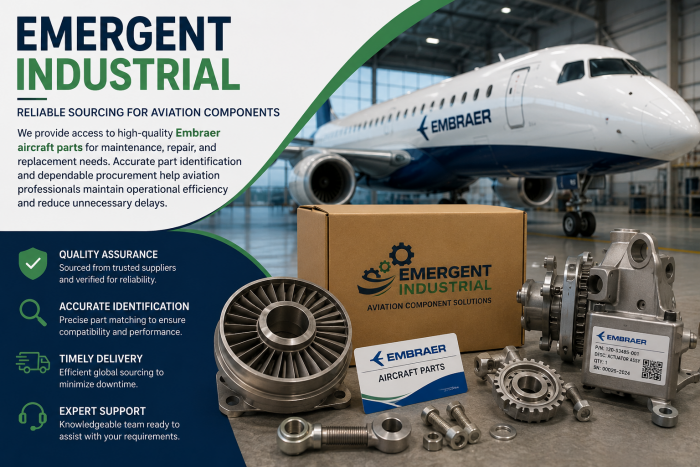 Emergent Industrial: Reliable Sourcing for Embraer Aircraft Parts