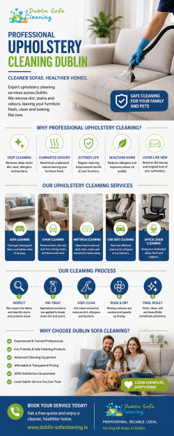 Professional Upholstery Cleaning Services in Dublin